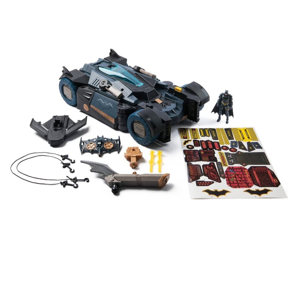 NEW DC Comics Batman Ultimate Transforming Batmobile Playset Toy Figure Glider L - Picture 6 of 16